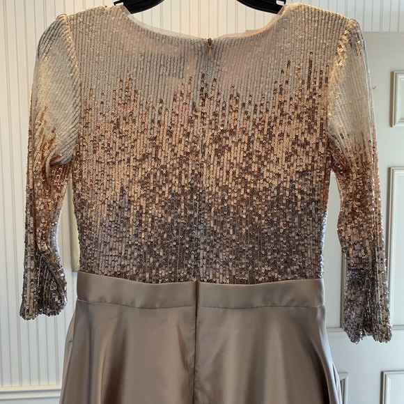 Betsy and Adam Quinn Embellished Sequin Ballgown - Picture 3 of 14